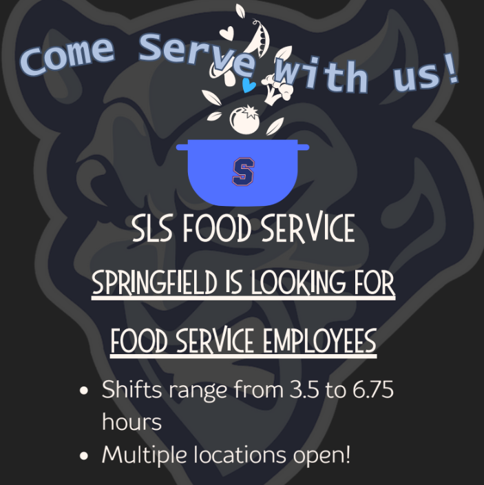 NOW HIRING: Food Service Team Members